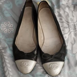 Chanel Ballet Flats Shoes 38.5